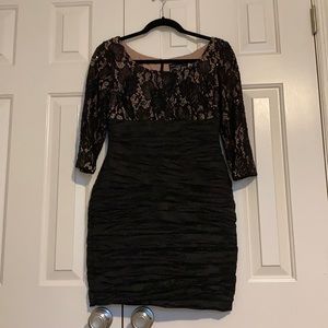 Black cocktail dress
